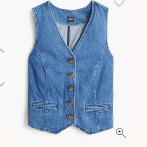 J Crew Denim Vest